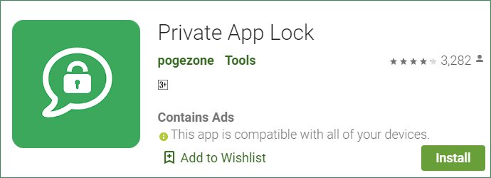 private app lock whatsapp