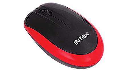 Intex Optical Jaguar Rb USB Mouse (Black/Red)