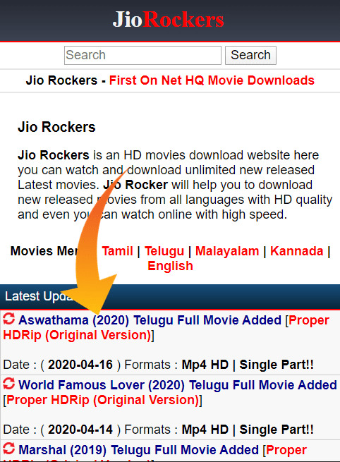 jio phone movie download