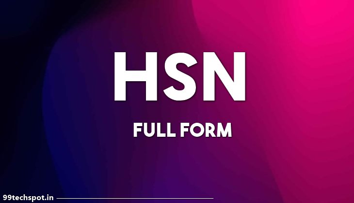 HSN Full form