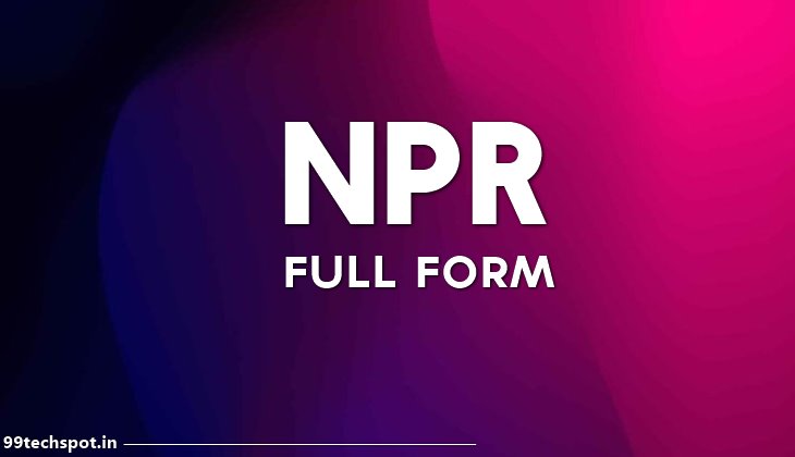 NPR Full form