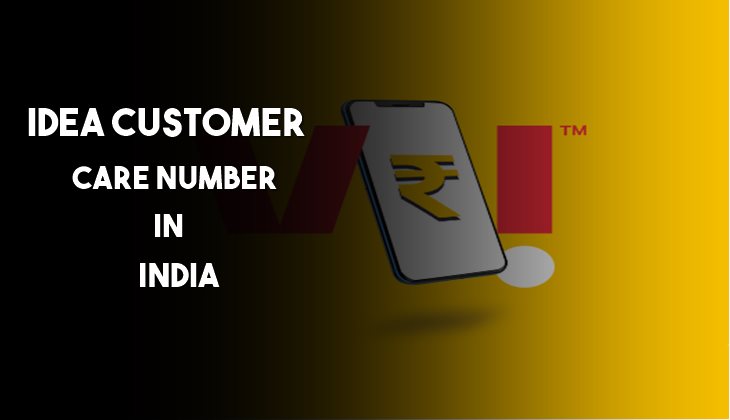 idea customer care number in India