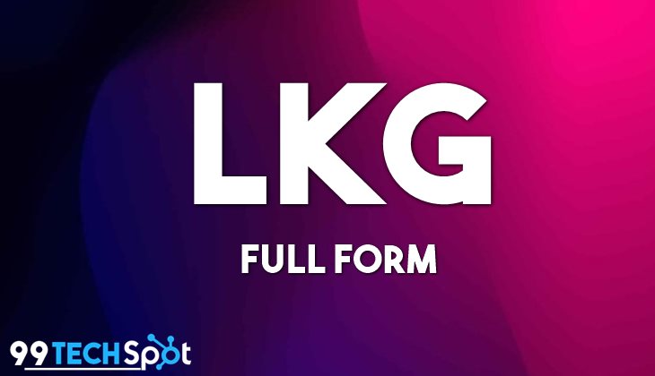 lKG-Full-Form
