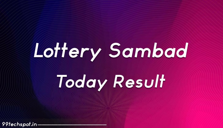 lottery sambad today result