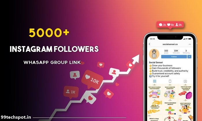 2000+ Best Instagram Followers Whatsapp Group Join Links 2022