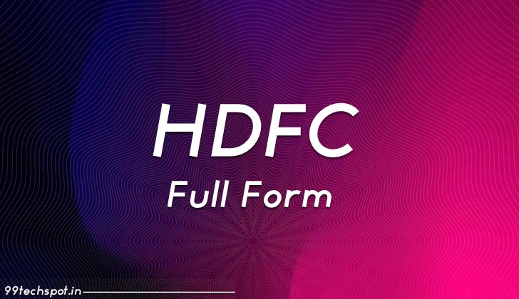 HDFC Full Form in Hindi – What is HDFC Bank?