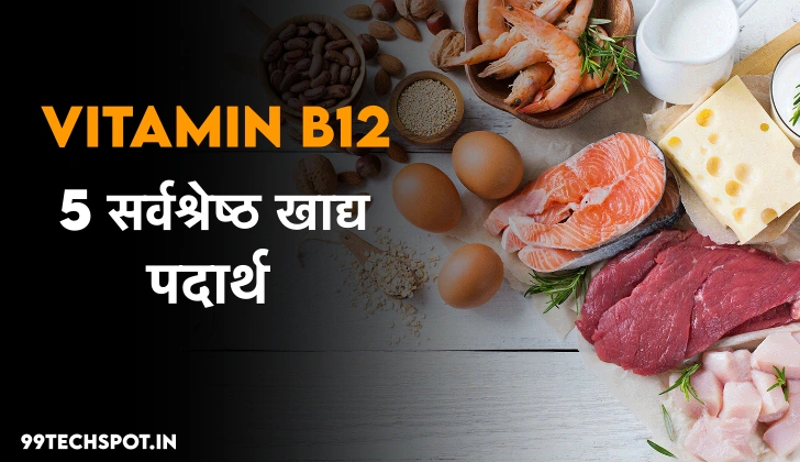 विटामिन बी12 किसमें पाया जाता है – 5 best vitamin b12 foods in hindi